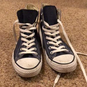 Navy Converse Hightops